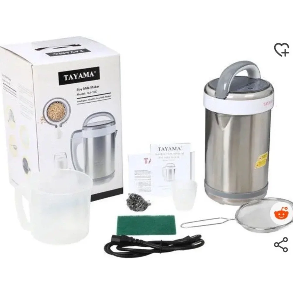 New In‎ Box Tayama Soy Milk Maker Stainless Steel Dj-15C